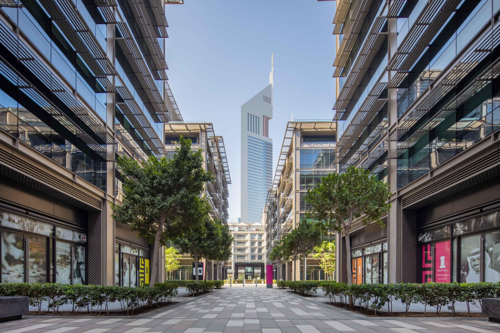 City Walk Dubaï, promenade commerciale et quartier d'affaires moderne